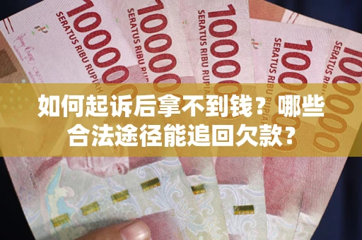 武汉如何起诉后拿不到钱？哪些合法途径能追回欠款？