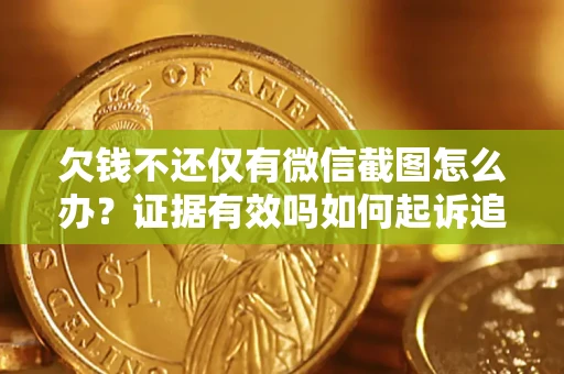 武汉欠钱不还仅有微信截图怎么办？证据有效吗如何起诉追回欠款？