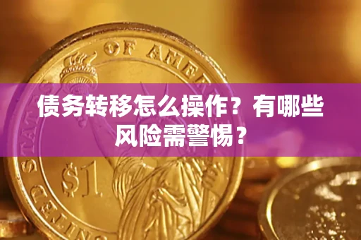 武汉债务转移怎么操作？有哪些风险需警惕？