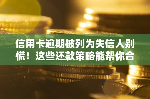 武汉信用卡逾期被列为失信人别慌！这些还款策略能帮你合法止损