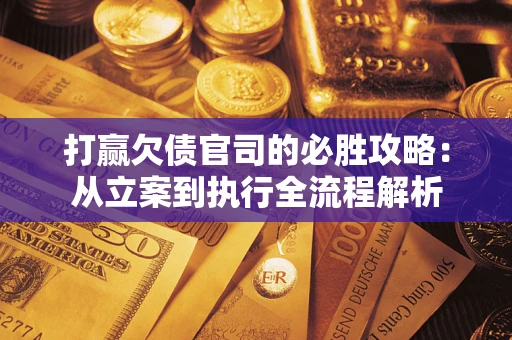武汉打赢欠债官司的必胜攻略：从立案到执行全流程解析