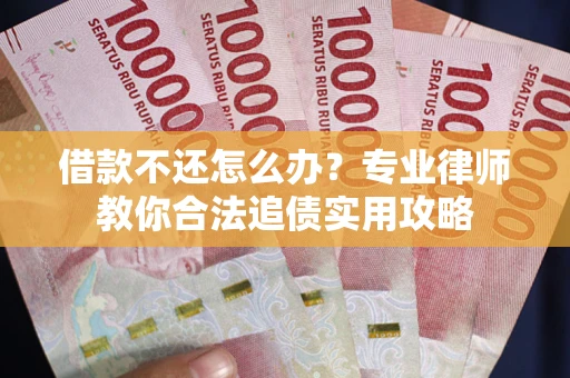 武汉借款不还怎么办？专业律师教你合法追债实用攻略