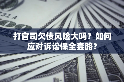 武汉打官司欠债风险大吗？如何应对诉讼保全套路？