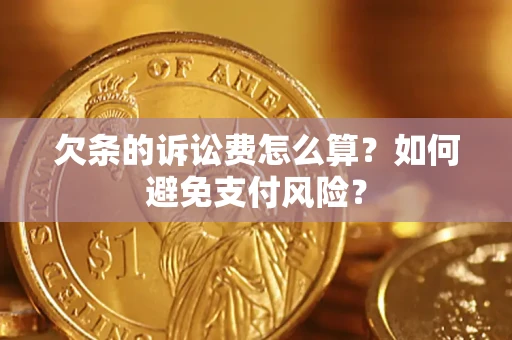 武汉欠条的诉讼费怎么算？如何避免支付风险？